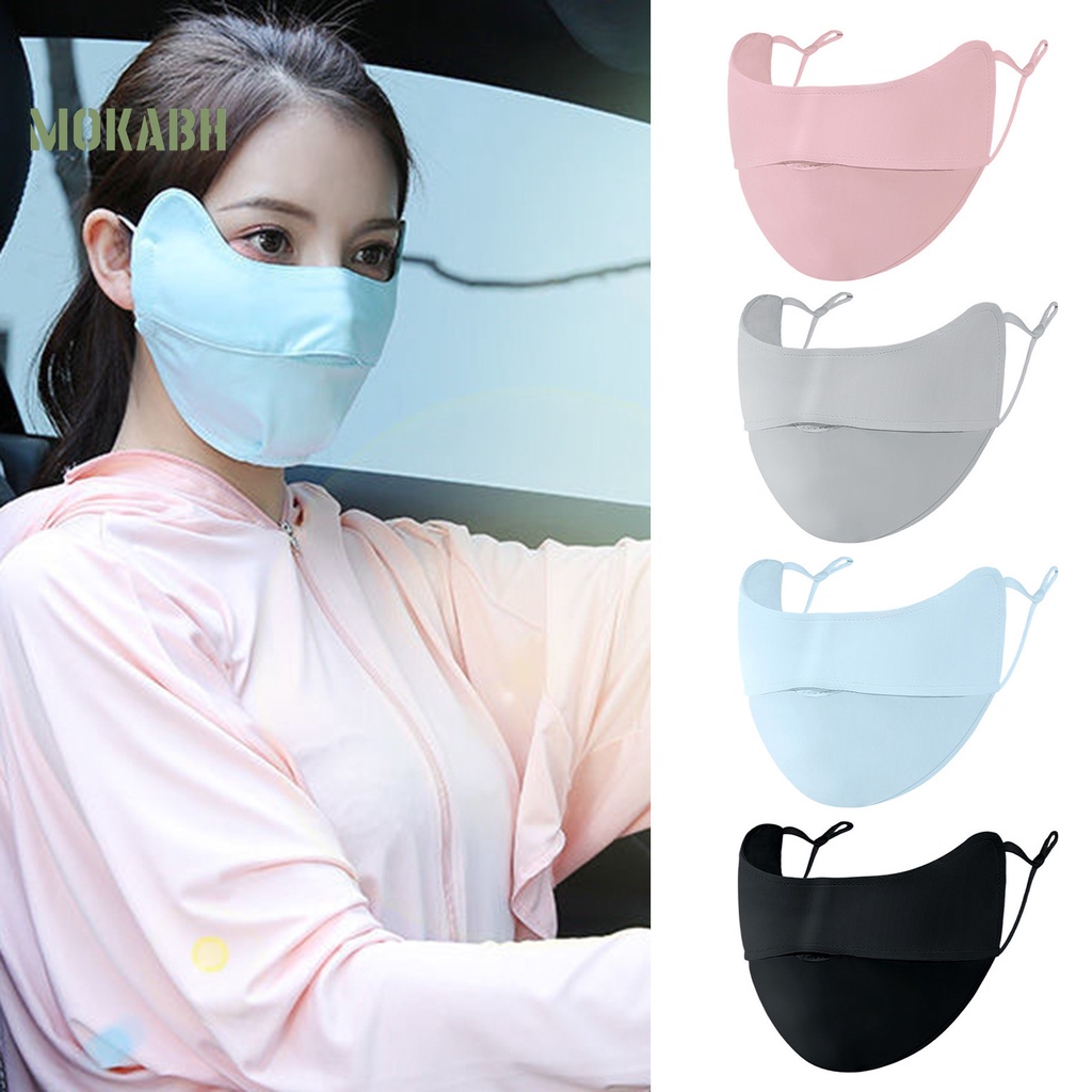 Vỏ Bọc Miệng Bằng Lụa Lạnh Chống Tia UV Chống Bụi Thoáng Khí