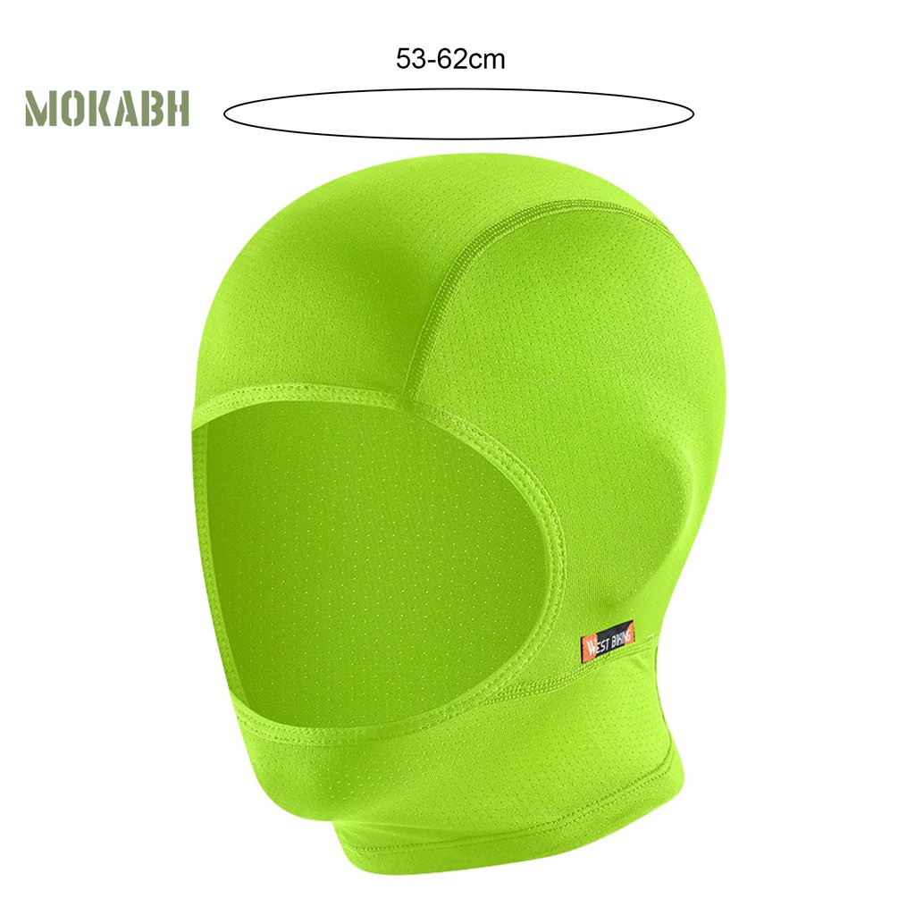 [Mok Abh] Miếng Lót Mũ Bảo Hiểm Mềm Mại Co Giãn Tốt Nhanh Khô Thoáng Khí Bảo Vệ Mặt Và Mặt Cảm Ứng Thoải Mái Khi Đi Xe