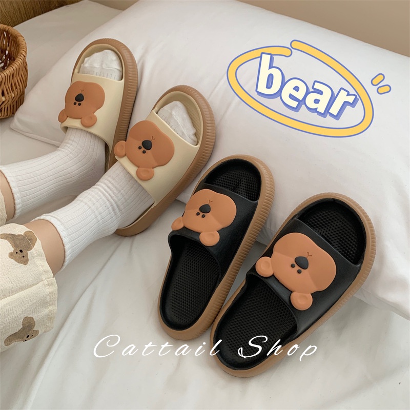 Cattail dép dép nữ dép bánh mì nữ dép bánh mì nữ Chống Trượt 060214