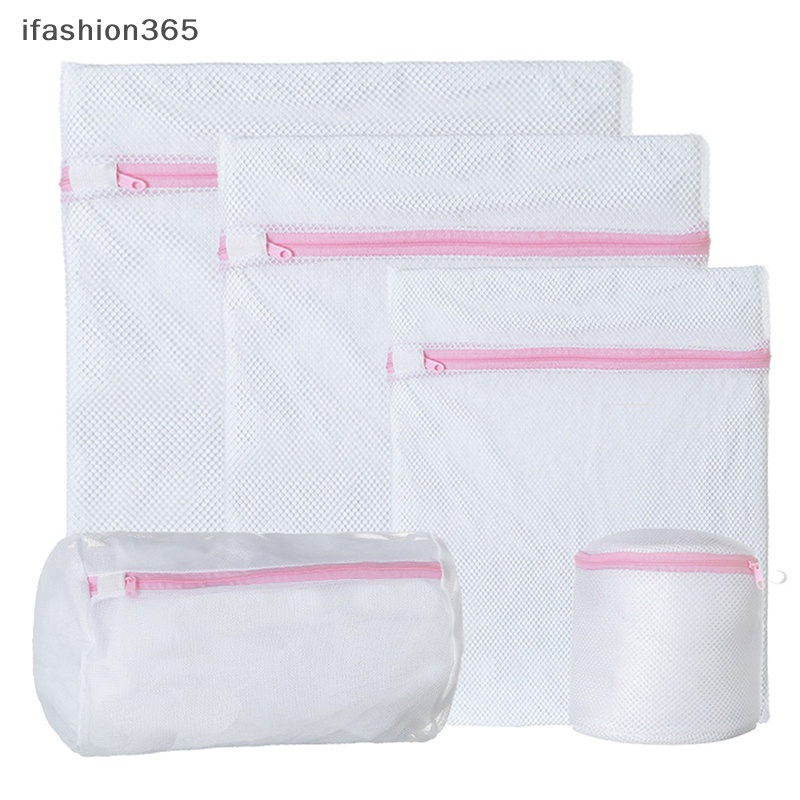 Túi Lưới Giặt Đồ Lót / Vớ Có Khóa Kéo 3 Kích Thước Tùy Chọn Tiện Dụng Thời Trang ifashion365