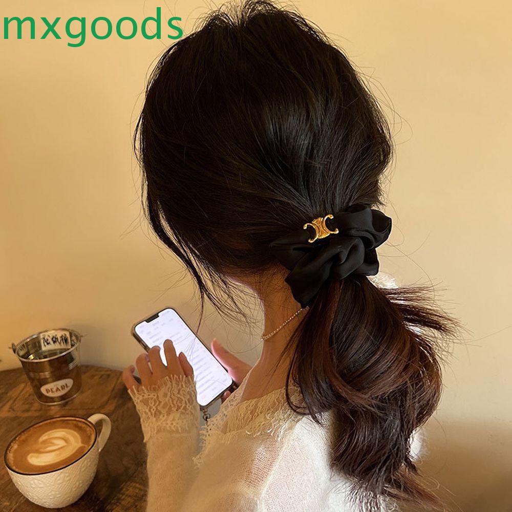 Dây Buộc Tóc Hai Lớp Phong Cách Hàn Quốc Ngọt Ngào Xinh Xắn MXGOODS