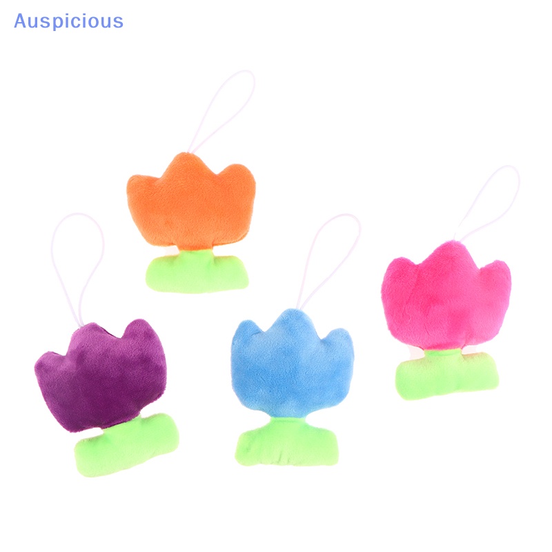 Búp Bê Nhồi Bông Hình Hoa Tulip 8cm Mềm Mại Treo Móc Khóa / Ba Lô / Túi Xách Trang Trí Xe Hơi