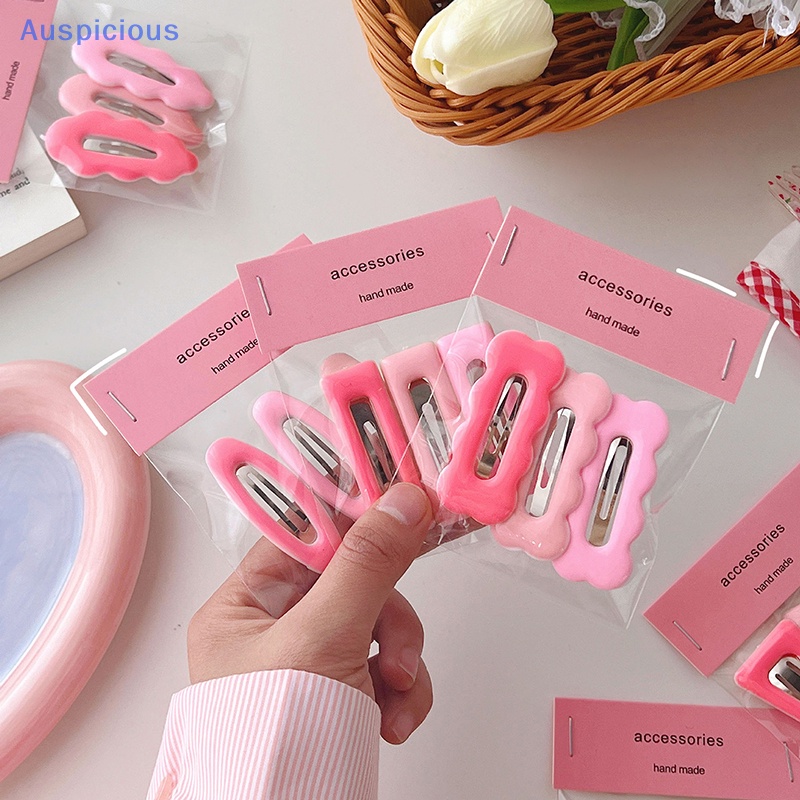 Set 3 Kẹp Tóc Màu Gradient Kiểu Dáng Đơn Giản Thời Trang Cho Nữ