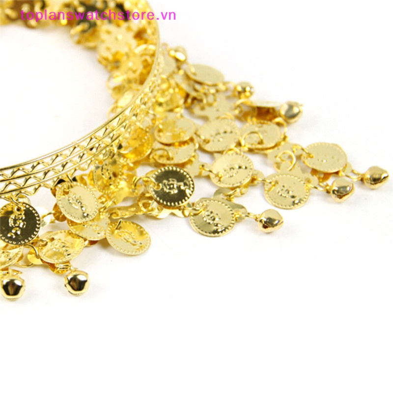 Băng Đô Đính Đồng Xu Lấp Lánh Phụ Kiện Múa Bụng Cho Nữ