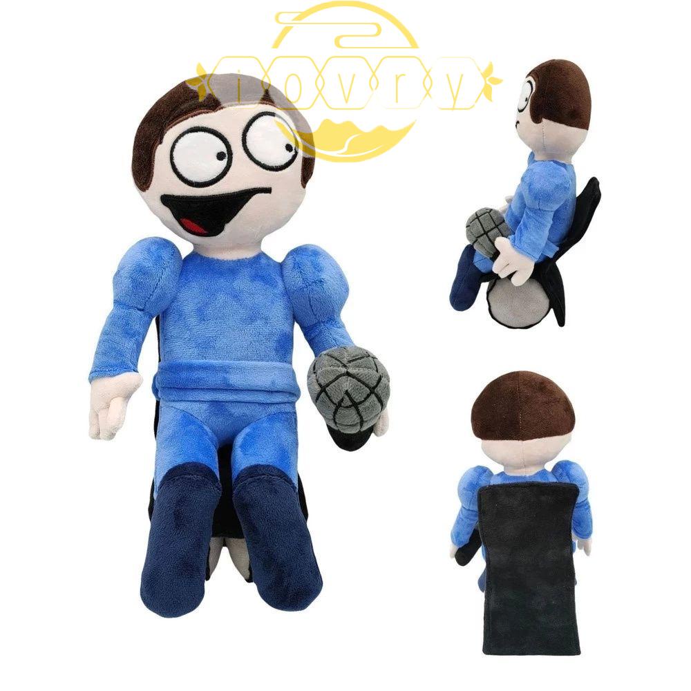 Đồ chơi nhồi bông Hình Bambi Và Dave Màu Ngà Mềm Mại Trang Trí Nhà Cửa