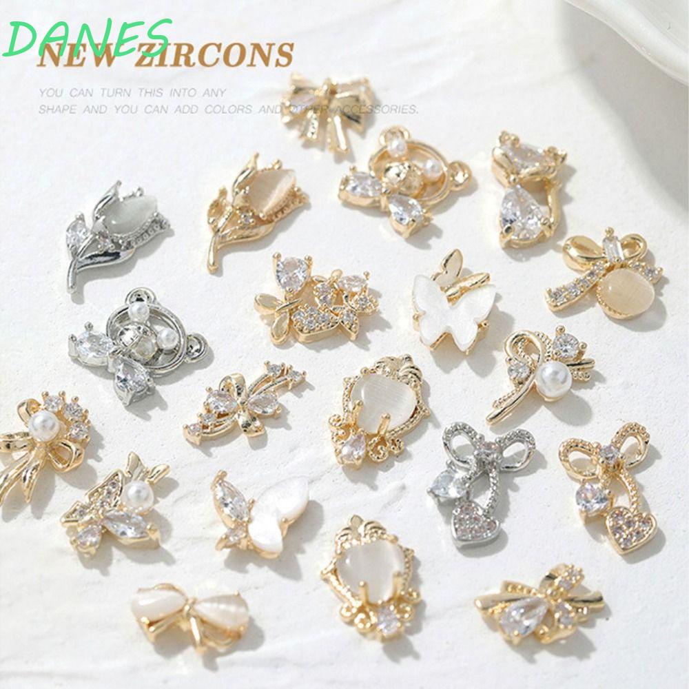 Phụ Kiện Trang Trí Móng Tay Hình Nơ Hoa Tulip Bằng Hợp Kim Sang Trọng