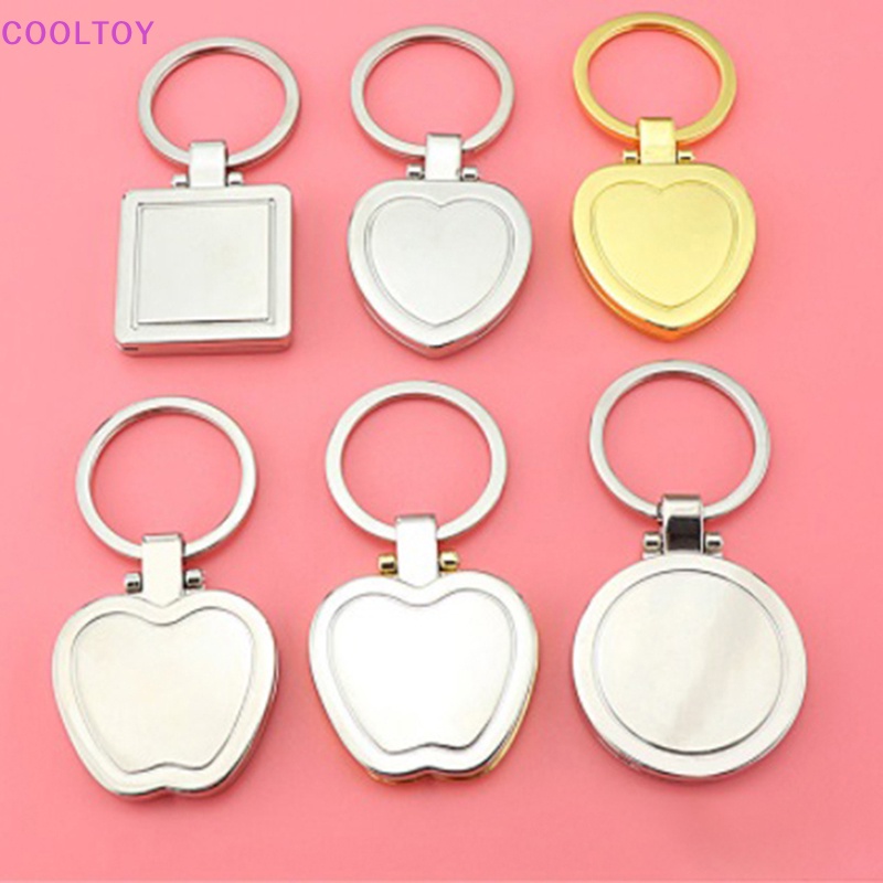 Móc Khóa Khung Ảnh Kim Loại Rỗng Sáng Tạo Cá Tính