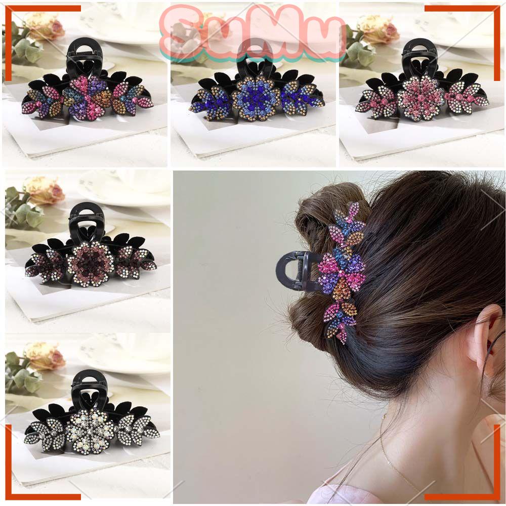 Kẹp Tóc Mỏ Vịt Đính Nơ