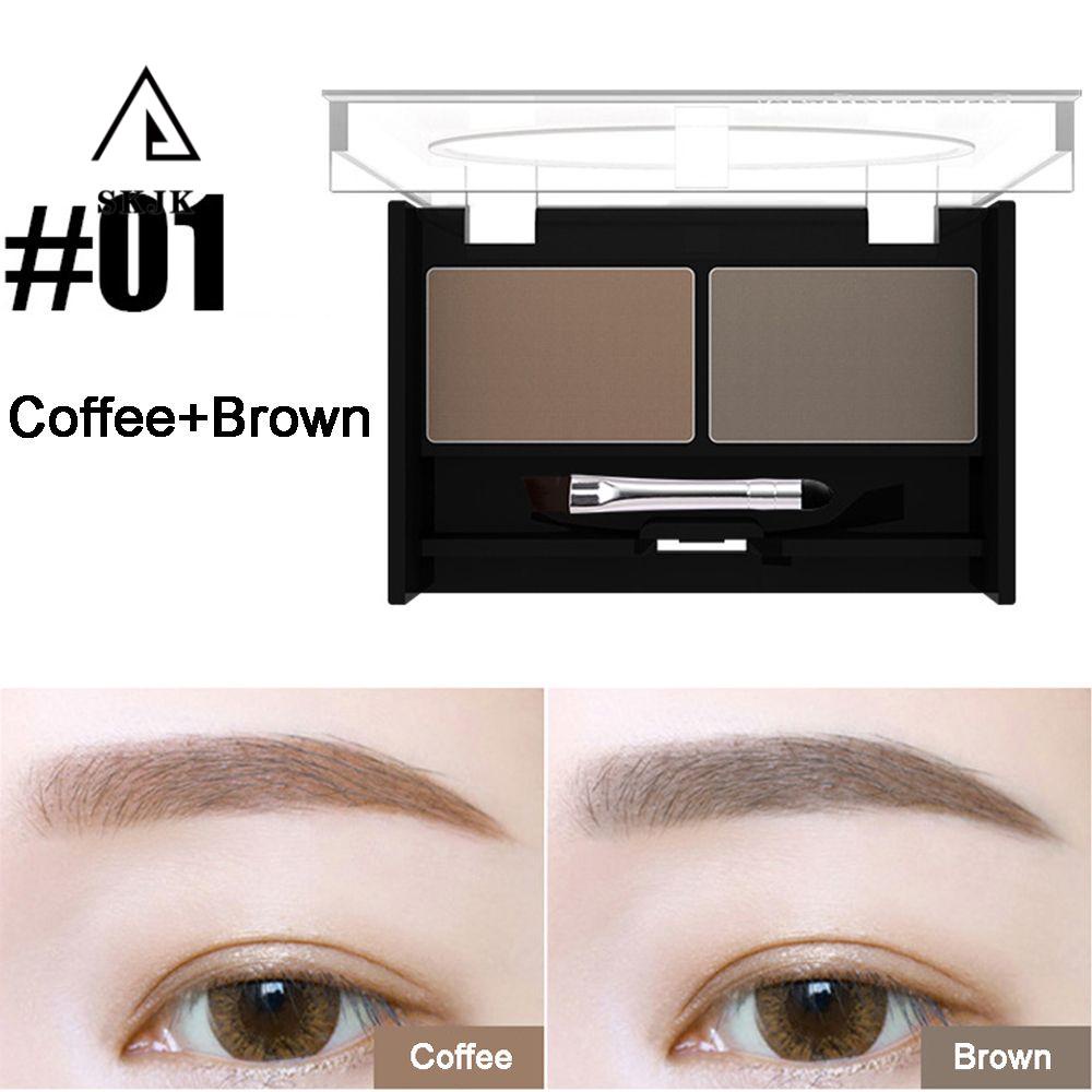 [Hàng mới về] Bảng phấn trang điểm lông mày 2 màu sắc nhỏ gọn tiện dụng dành cho nữ DIY