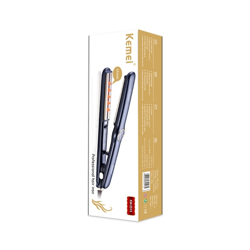 Máy Uốn Tóc Khô Ướt Có Màn Hình LCD Kỹ Thuật Số