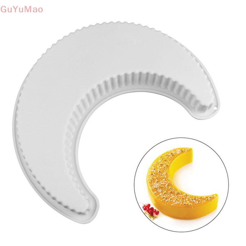 Khuôn Silicone Làm Bánh Trung Thu / Mousse / Tráng Miệng Hình Mặt Trăng