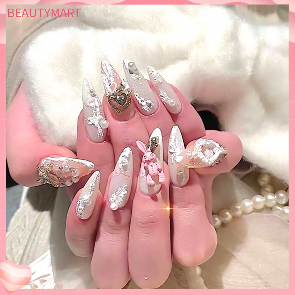 Set 10 Phụ Kiện Trang Trí Móng Tay Nghệ Thuật Tạo Hiệu Ứng 3D Bằng Hợp Kim Kẽm Không Phai Màu Sắc Phong Cách Halloween