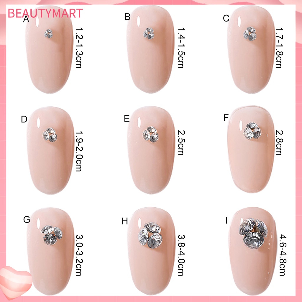 1 Túi Hạt Kim Cương Giả Lấp Lánh Dùng Trang Trí Móng Tay DIY