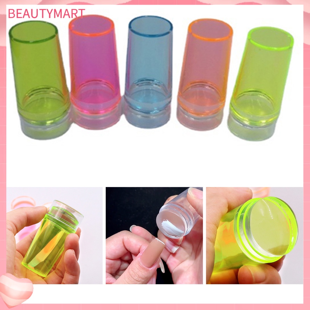 Dụng Cụ In Dấu Trang Trí Móng Tay Bằng Silicon Trong Suốt Không Biến Dạng