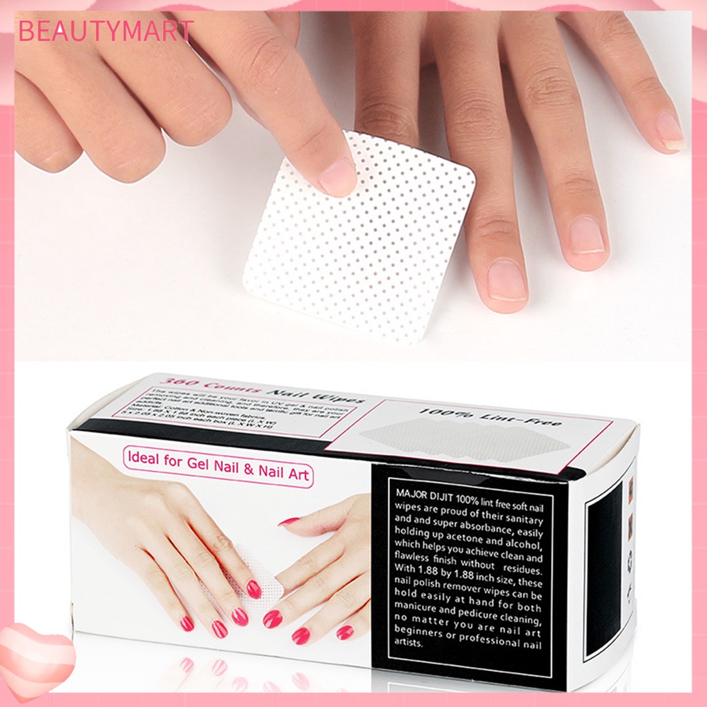 Hộp 360 Miếng Bông Tẩy Sơn Móng Tay Mềm Mại Không Xơ Vải Dùng Trong Làm Móng Nghệ Thuật