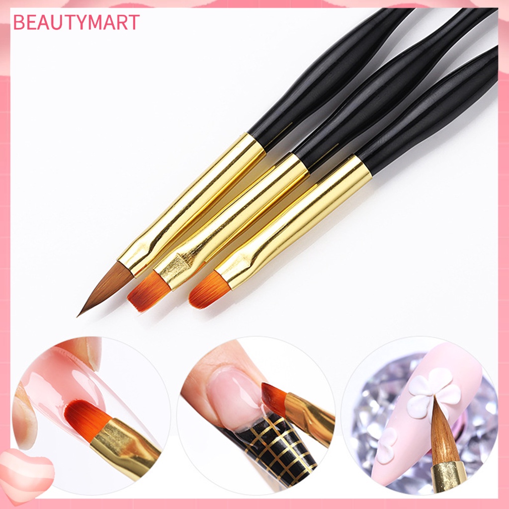 Cọ Trang Trí Móng Tay Hai Đầu Bằng Nhựa Siêu Nhẹ Tiện Dụng