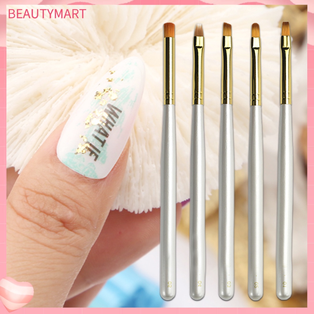 [beautymart] Cọ Vẽ Móng Bằng Sợi Nylon Không Đổi Màu DIY