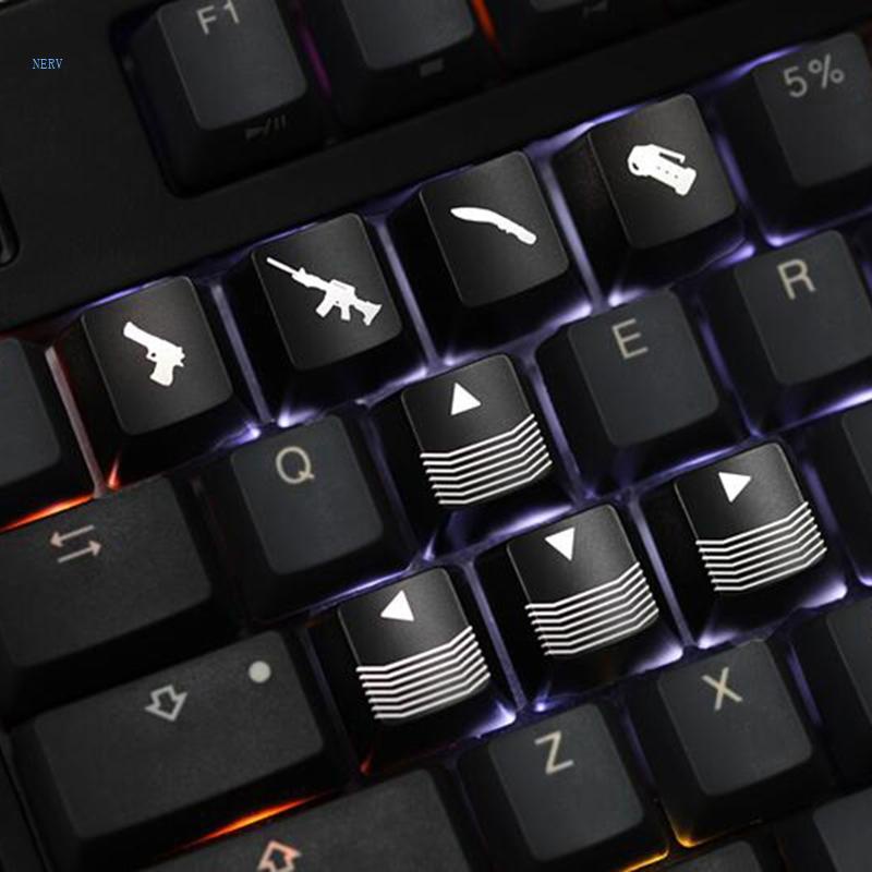 Nắp Điều Hướng Bằng ABS Trong Mờ Cho Bàn Phím Cơ OEM R4 CF K