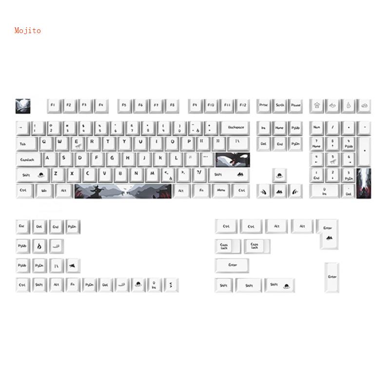 Bộ 130 Nút Bàn Phím Thay Thế Cho Cherry MX Switches 61 64 68 84 87 96 104 108