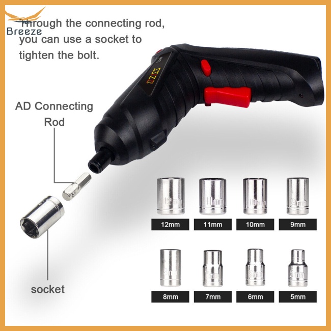 Tua Vít Điện Cầm Tay Không Dây 48 Trong 1 Có Thể Sạc Lại Tiện Dụng