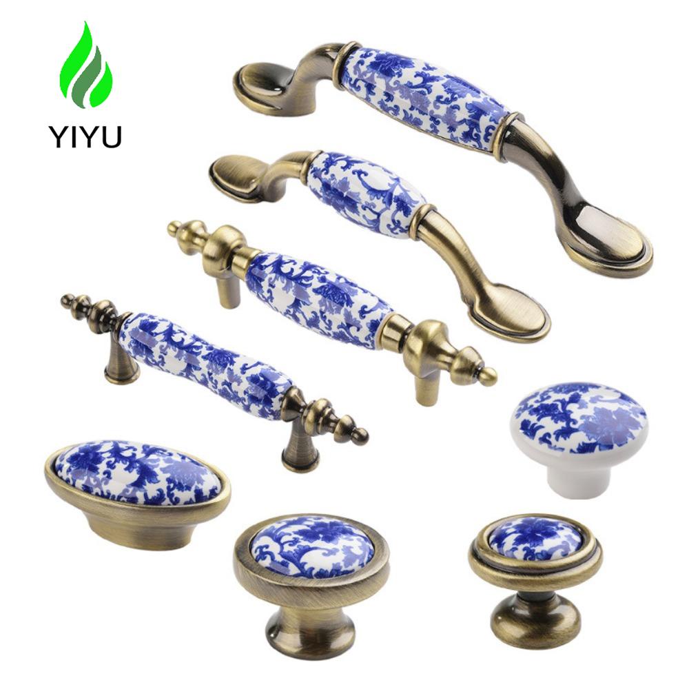 YIYU Tay Nắm Cửa Tủ Thời Trang Cổ Điển 1 76mm / 96mm / 128mm