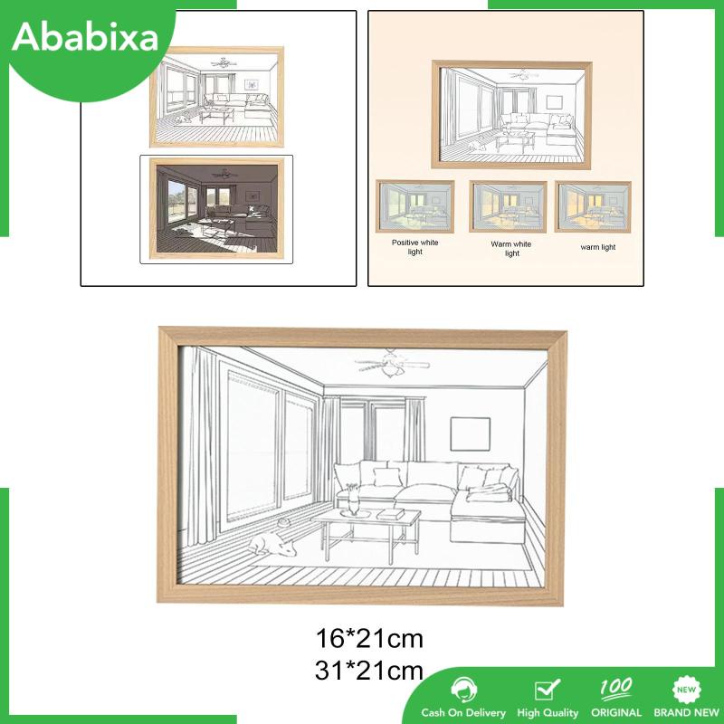 Khung Ảnh Có Đèn LED 3 Màu Tùy Chỉnh Trang Trí Nhà Cửa / Văn Phòng / Tiệc Tùng