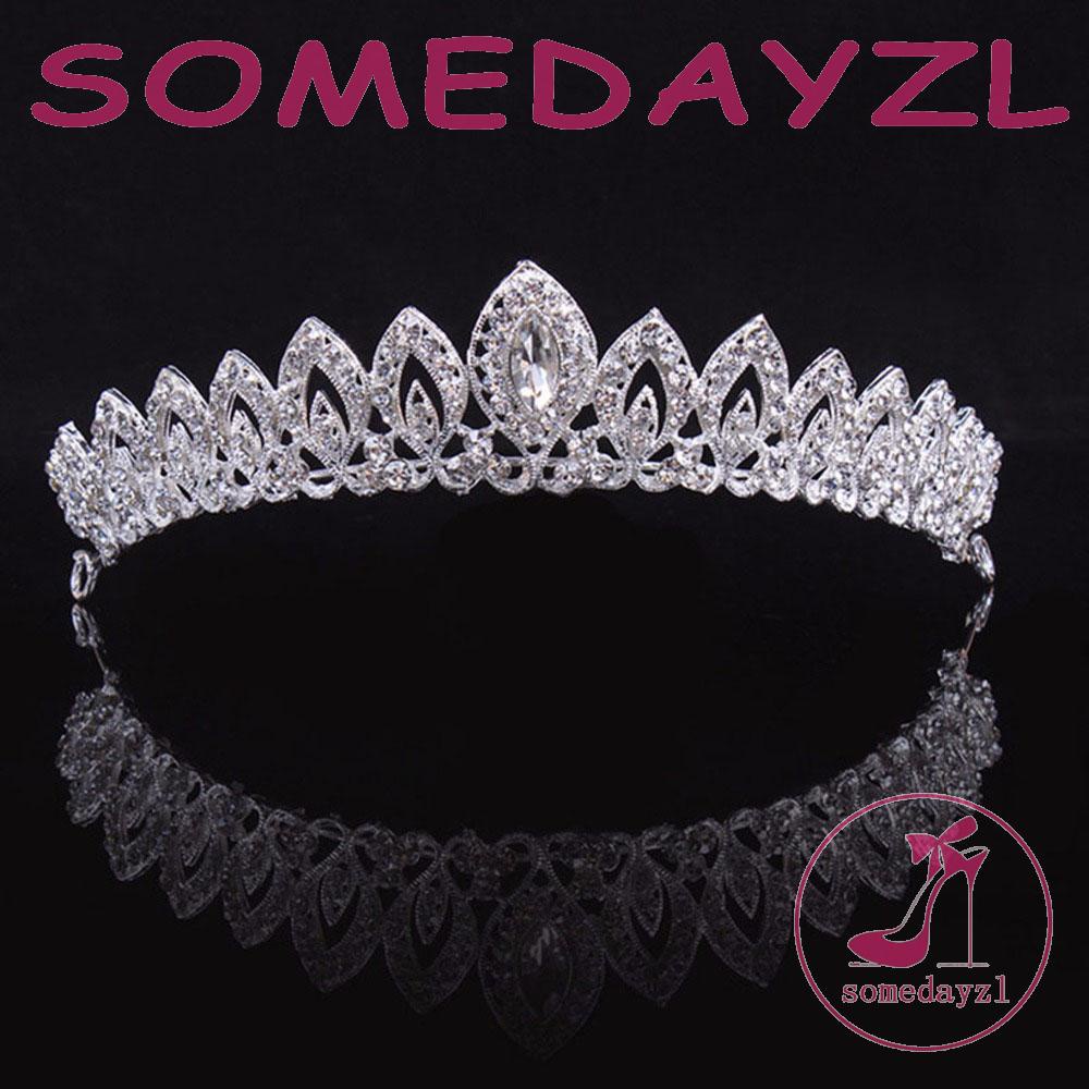 Phụ Kiện Vương Miện Cài Tóc Cho Cô Dâu Ngày Cưới Lộng Lẫy|Băng Đô Cài Tóc Màu Sắc Thời Trang|Vương Miện Đội Đầu Kiểu Dáng Dễ Thương Xinh Xắn