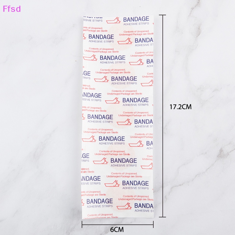 Bộ 50 Miếng Băng Dán Vết Thương Chống Thấm Nước Hình Tròn