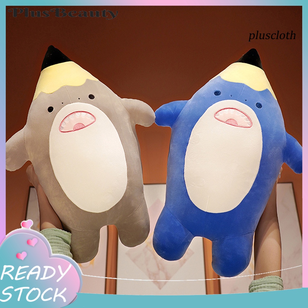 Cá Mập Nhồi Bông Chất Liệu Cotton PP Kích Thước 60cm Dùng Để Trang Trí