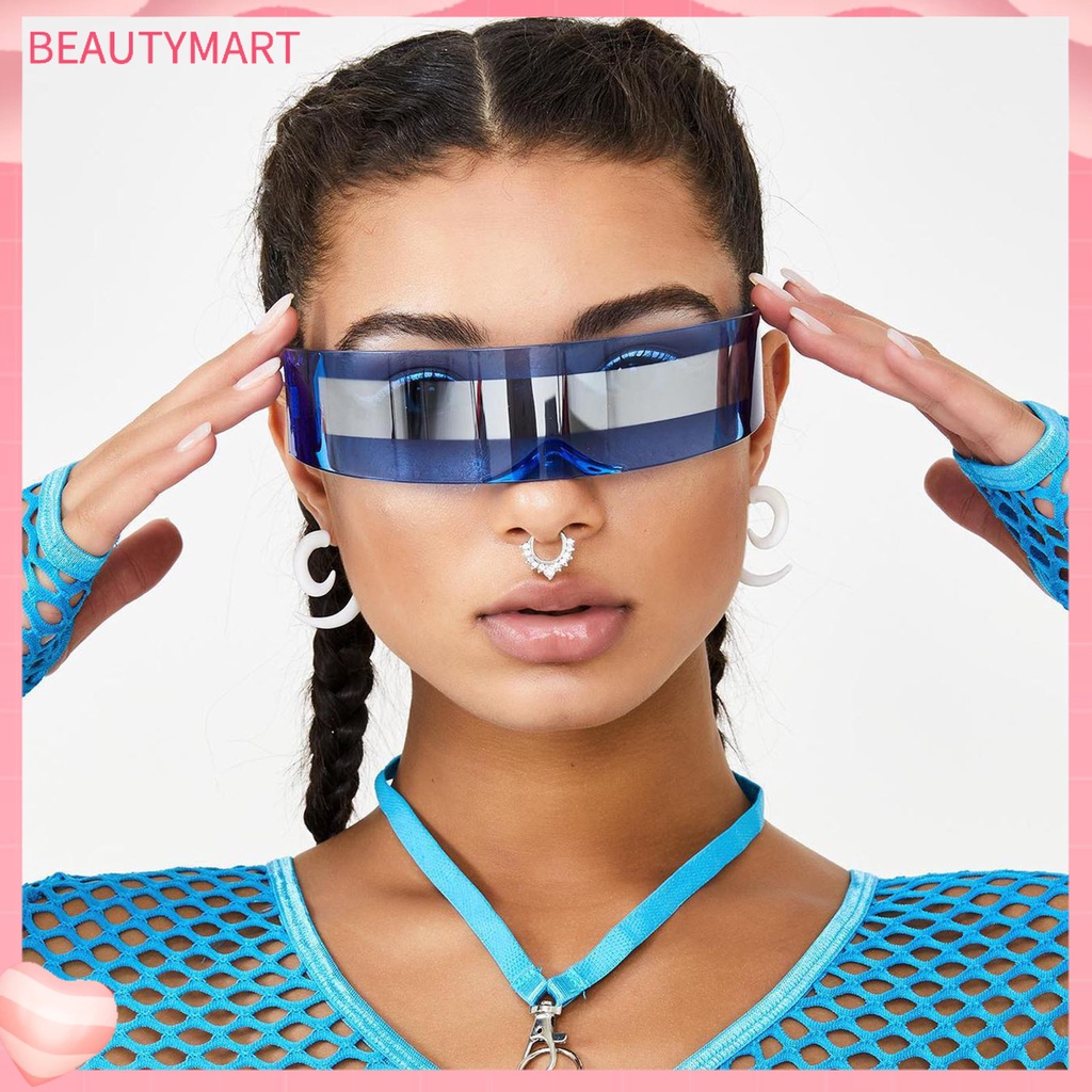 Kính Mát Hình Chữ Nhật Chống Tia UV Trong Mờ Chống Nắng Dùng Chụp Ảnh Đường Phố Cho Nam Và Nữ