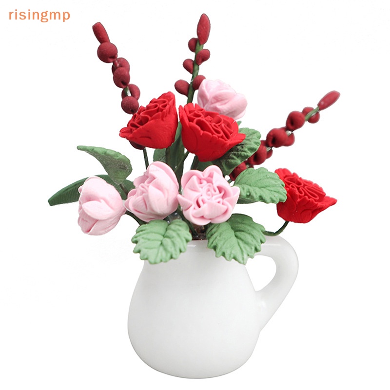 Mô Hình Hoa Hồng Trang Trí Nhà Búp Bê Tỉ Lệ 1: 12