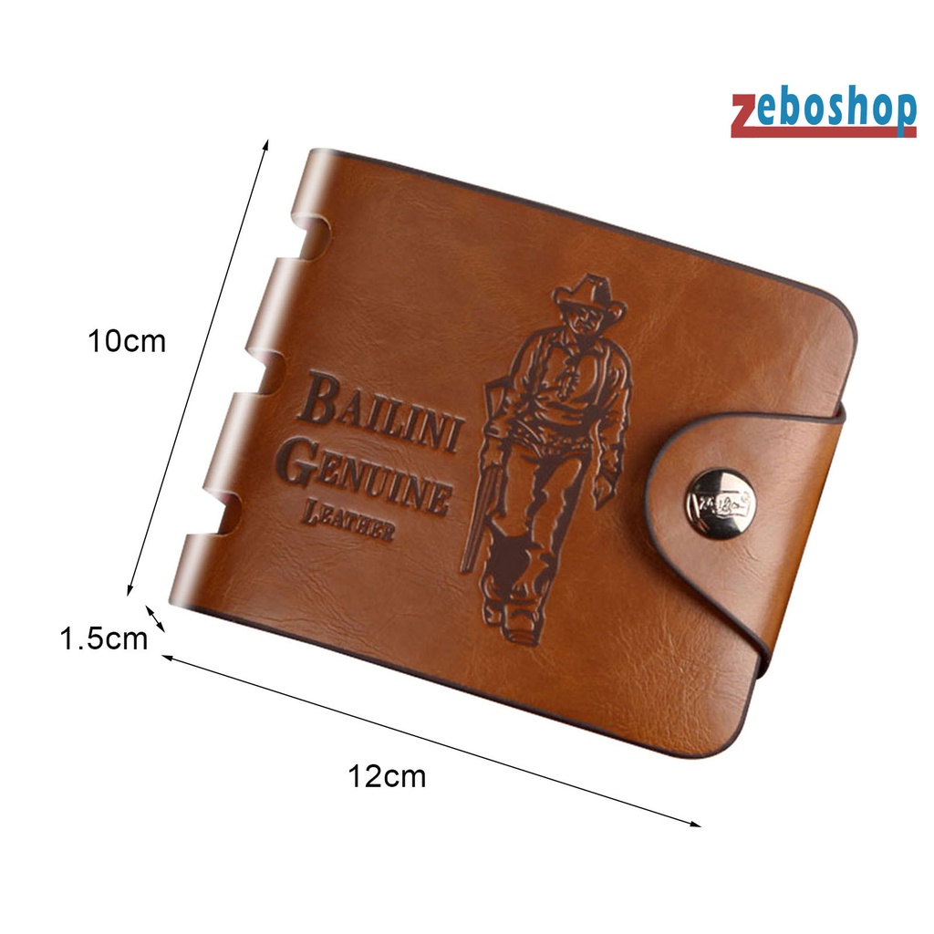 Ví Da Gập Đôi Thời Trang Dành Cho Nam