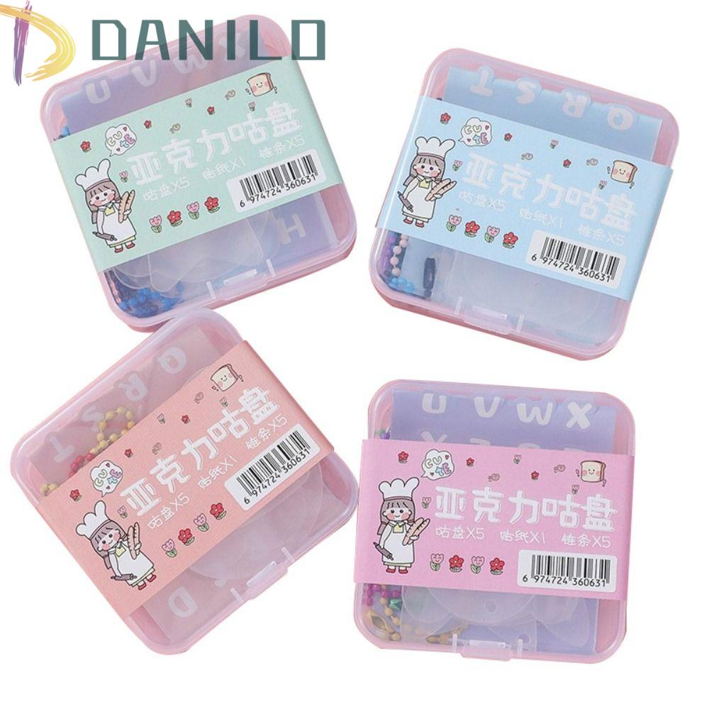 Bộ Móc Khóa / Thẻ Bài Guka / Goo Bằng Acrylic Độc Đáo Diy Cho Bé