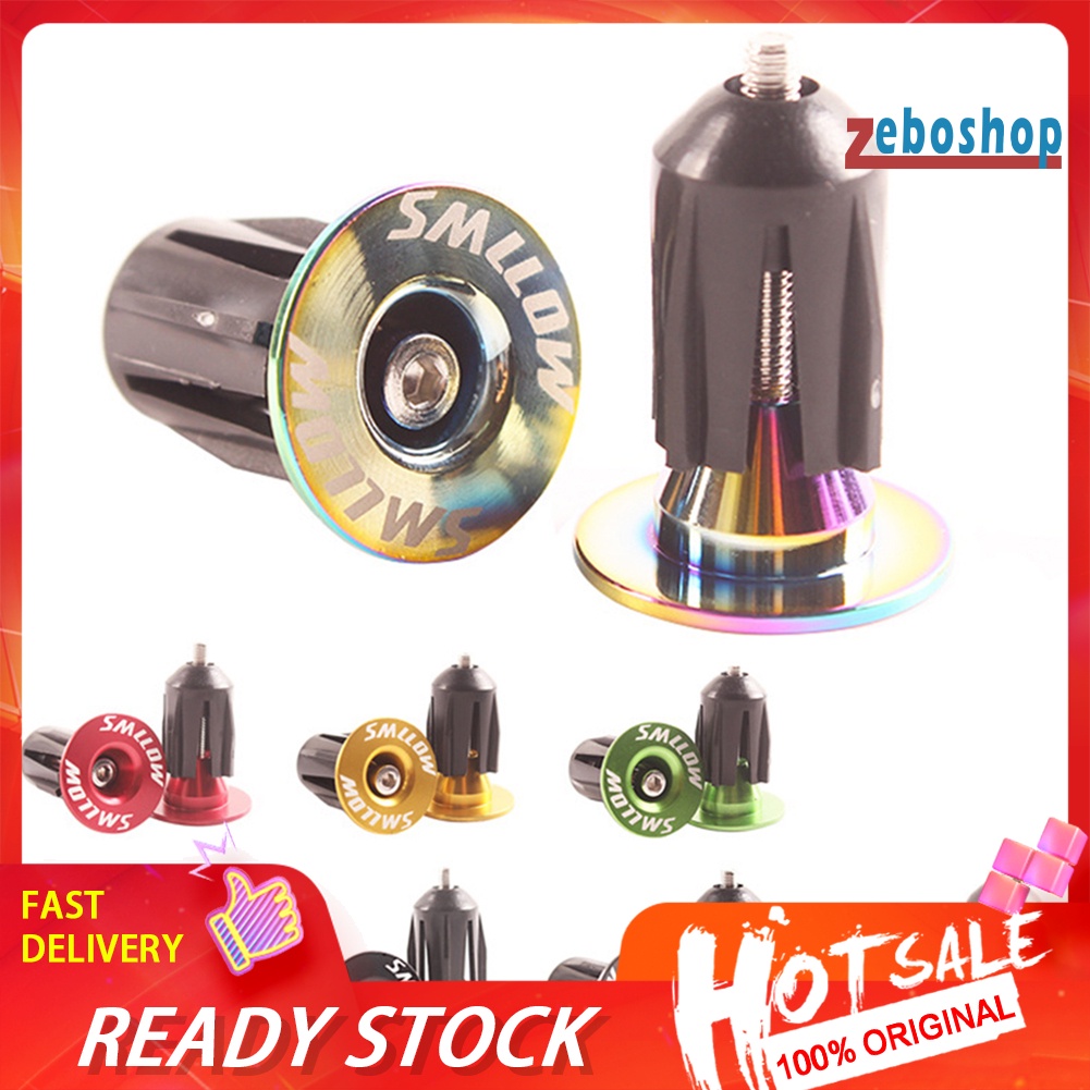 Bộ 2 Nút Gắn Tay Cầm Xe Đạp Leo Núi Bằng Hợp Kim Nhôm Chất Lượng Cao