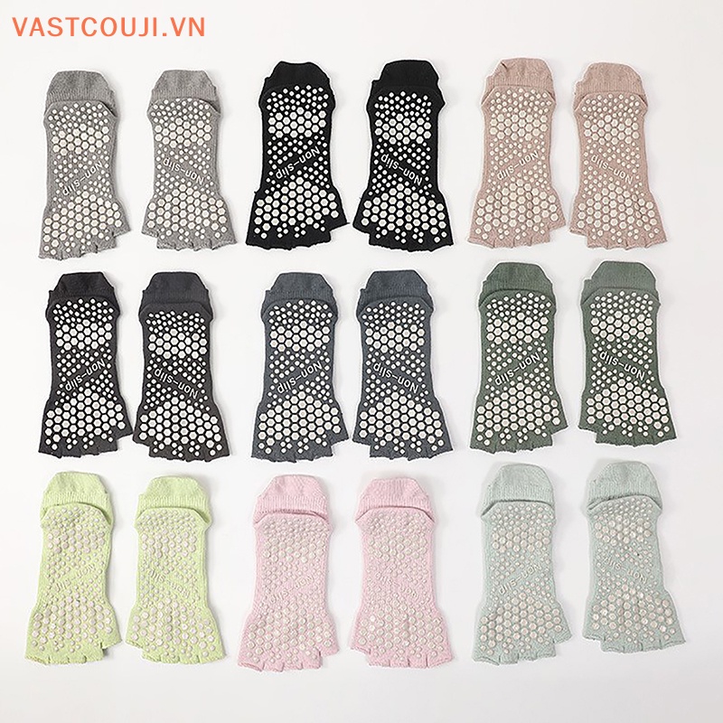 Vớ Nửa Ngón Chống Trượt Tiện Dụng Khi Tập Yoga / Thể Thao Cho Nữ