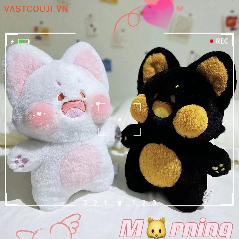 Mèo Nhồi Bông 50cm Mềm Mại Đáng Yêu