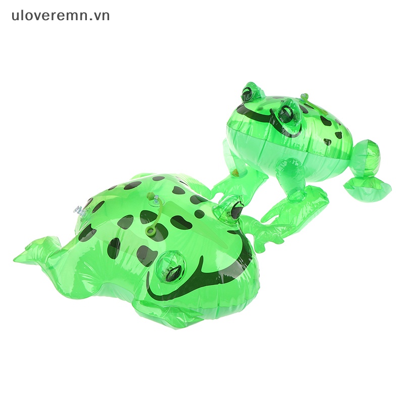 Đồ Chơi Ếch Xanh Bơm Hơi Có Đèn Nhấp Nháy Dễ Thương Vui Nhộn DIY Cho Bé
