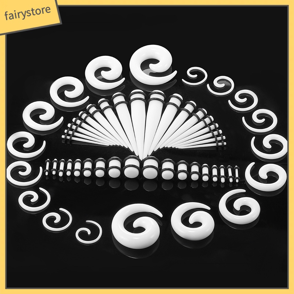 Set 54 Khuyên Nong Tai Acrylic 1.6-10mm