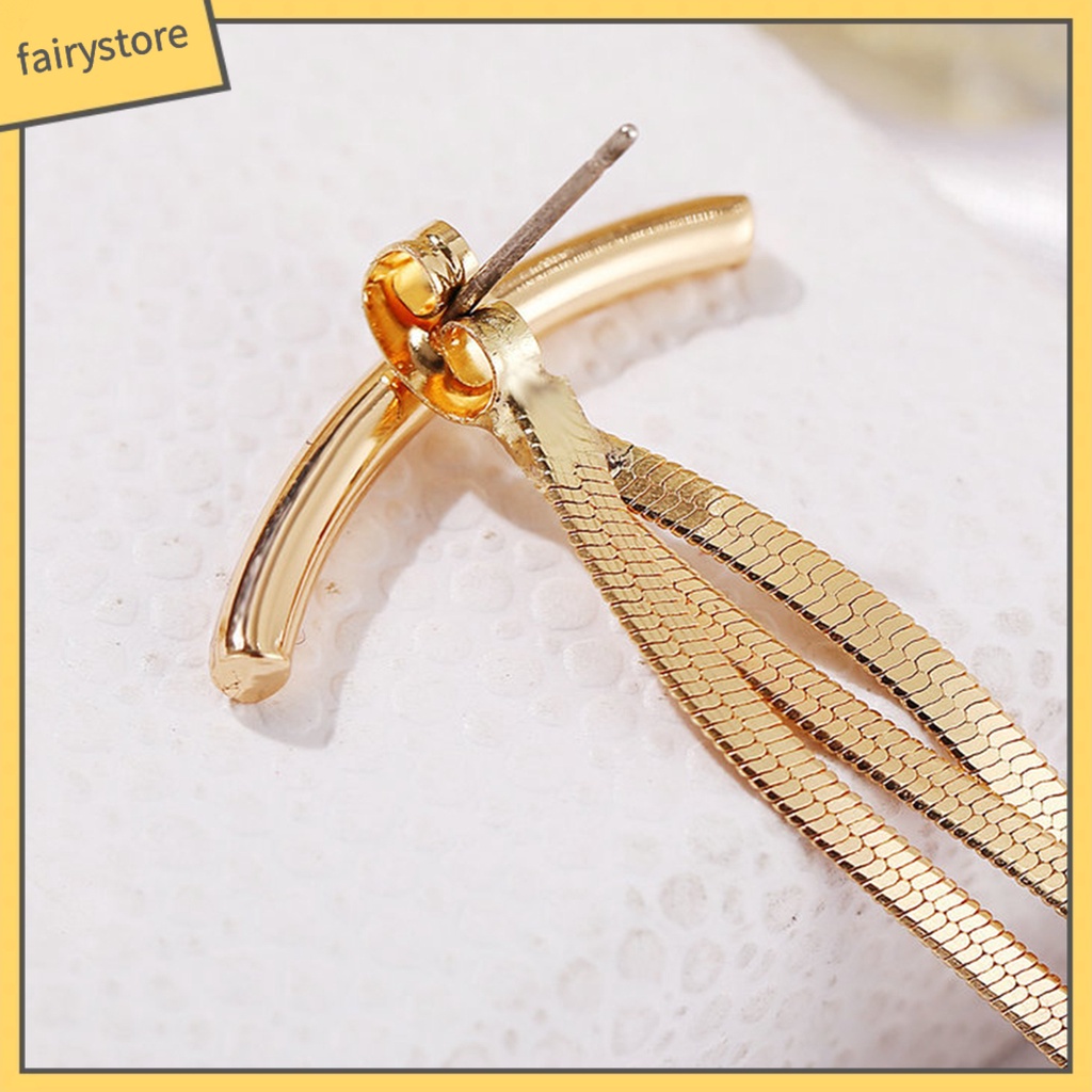 1 Đôi Bông Tai Dáng Dài Hình Rắn Phong Cách Bohemian Thời Trang