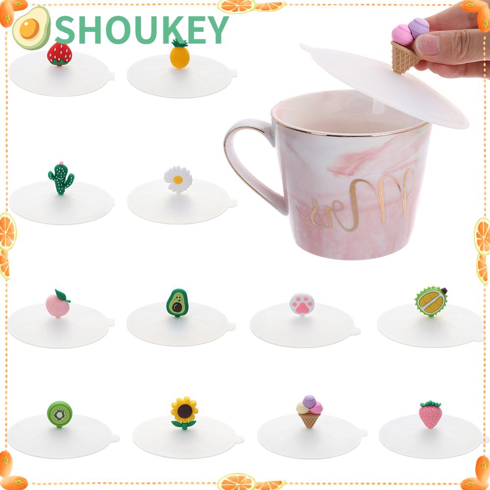 Nắp Silicone Đậy Cốc Chống Bụi Có Thể Tái Sử Dụng Tiện Lợi