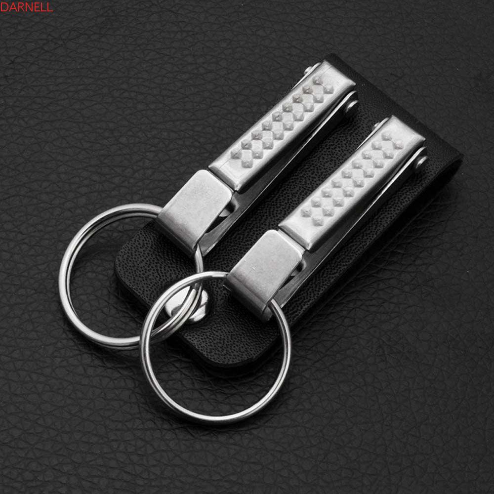 Móc Chìa Khóa Xe Hơi Bằng Da Thời Trang Tiện Dụng Giá Đỡ