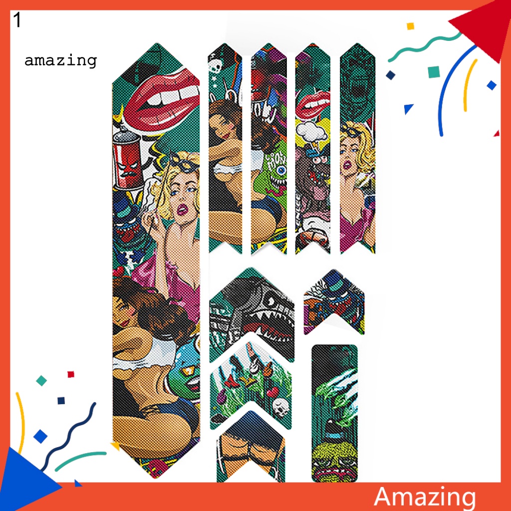 Bộ 10 Miếng Dán 3D Chống Trầy Xước Có Thể Tháo Rời Bảo Vệ Cho Người Đẹp / Gorilla