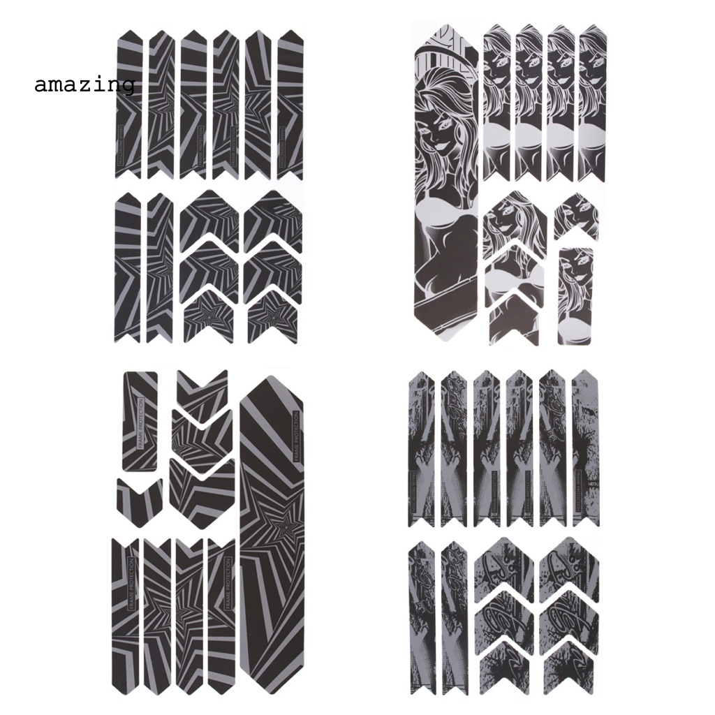 Sticker Phản Quang 3D Chống Thấm Nước Bảo Vệ Xe Đạp DIY