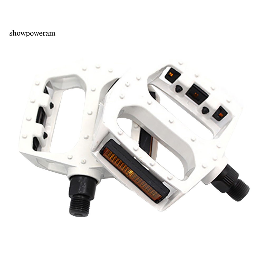 1 Cặp Bàn Đạp Hợp Kim Nhôm Chống Trượt Kèm Dải Phản Quang Cho Xe Đạp