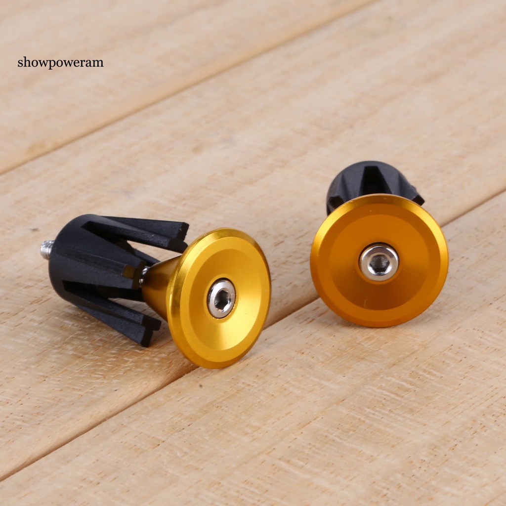 Bộ 2 Nút Chặn Tay Lái Xe Đạp Leo Núi 17-22mm Bằng Nhôm