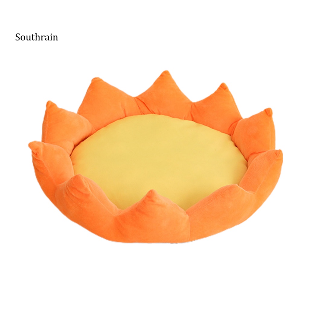 Giường Ngủ Vải Bông Kennels Tròn Dài Siêu Mỏng Có Thể Giặt Rửa Cho Thú Cưng