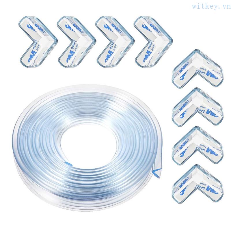 Cuộn Dây PVC 6m Trong Suốt Bọc Cạnh Bàn Chống Va Chạm Bảo Vệ An Toàn Cho Bé
