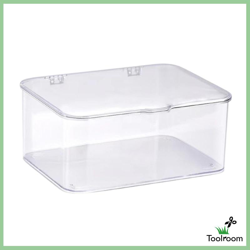 Hộp Đựng Đồ Dùng Trong Suốt Siêu Bền Tiện Dụng Cho Nhà Tắm / Nhà Bếp
