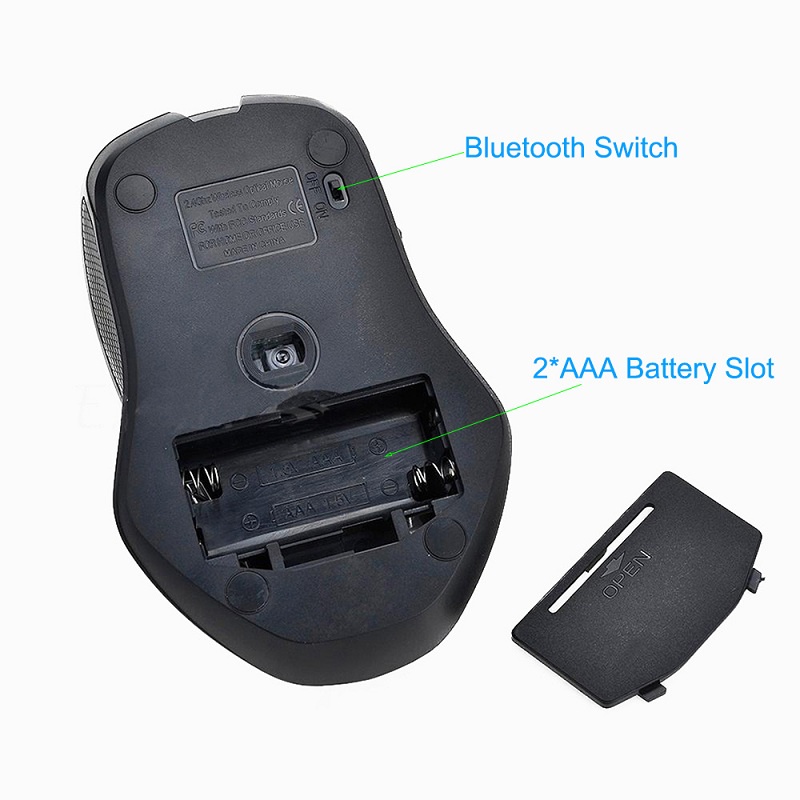 Chuột Không Dây 1600DPI BT 5.2 Ergonomic Cho mi pad 4  600Dpi