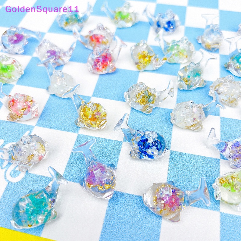 Set 2 Chú Cá Chép Mini Màu Vàng Dạ Quang Dùng Để Trang Trí Ô Tô